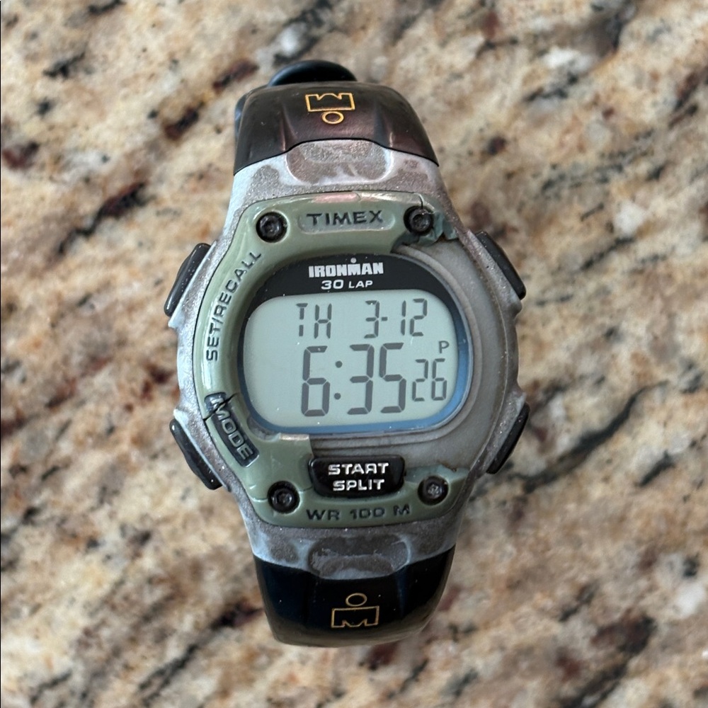 Timex Ironman Digital Sports Watch - Black and Silver